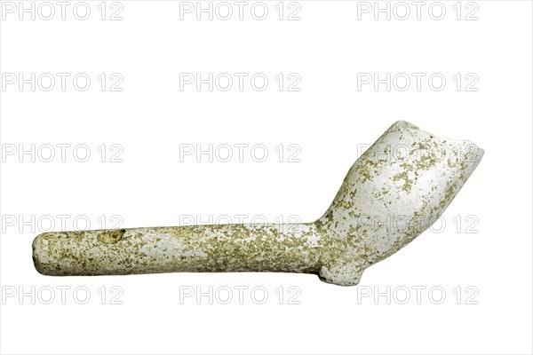 Fragment of 17th century clay tobacco pipe