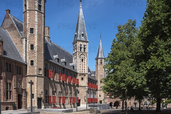 Courtyard of the historic abbey