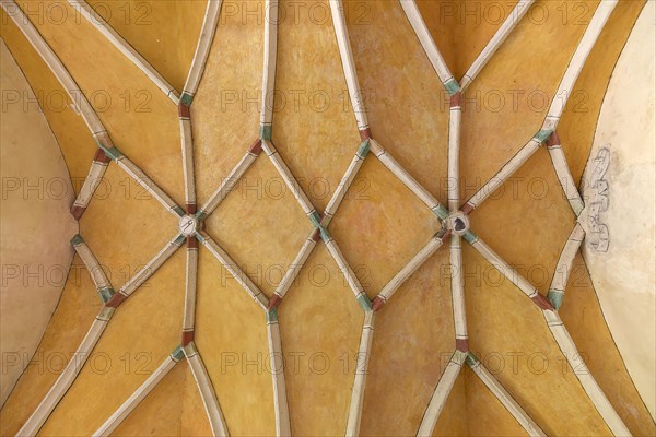 Ceiling vault in the vestibule of the monastery church