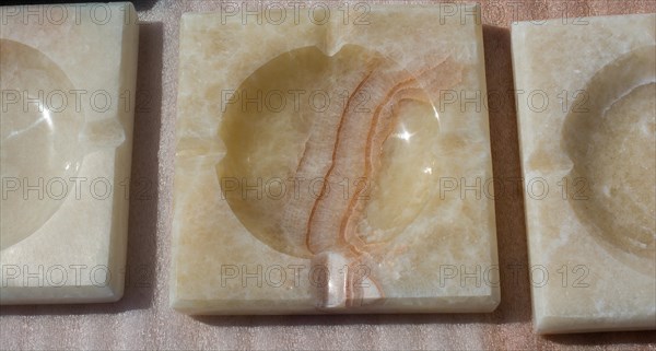 Set of marble stone ashtrays for sale in view