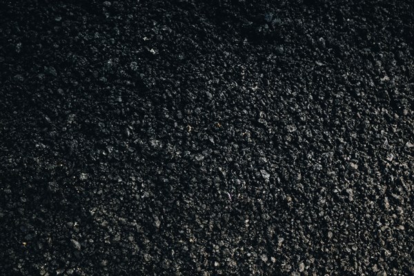 Stone asphalt texture background black granite gravel