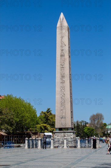 Obelisk of Theodosius in the Sultanahmet square