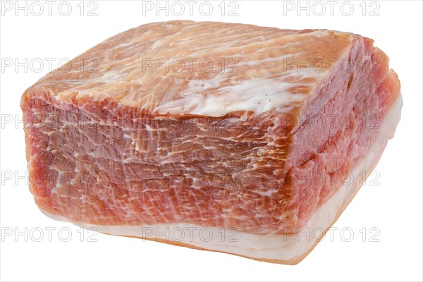 Salted large pork belly joint meat