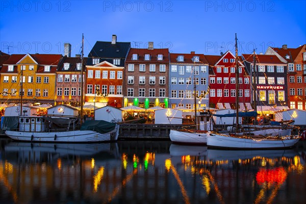 Nyhavn Canal at sunset