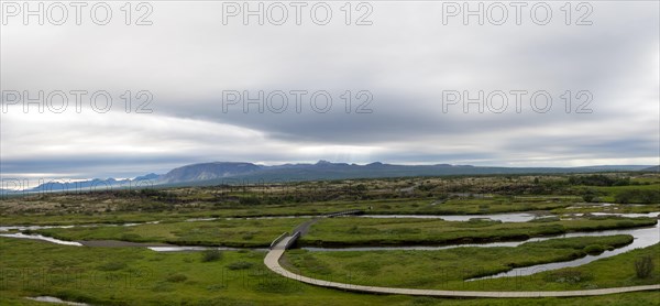 Landscape in Pingvellir National Park