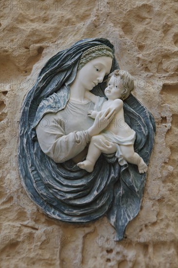 Madonna with Child on a House Wall