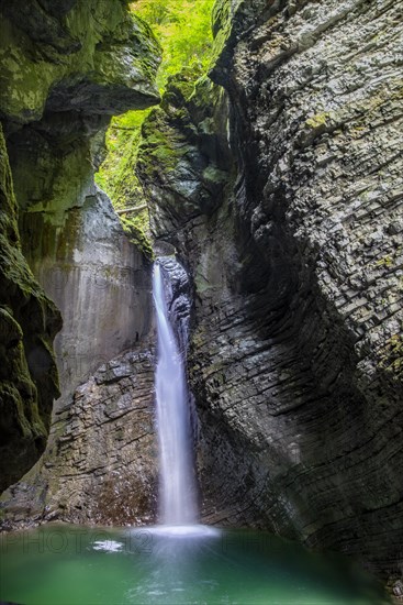 Long exposure Kozjak waterfall