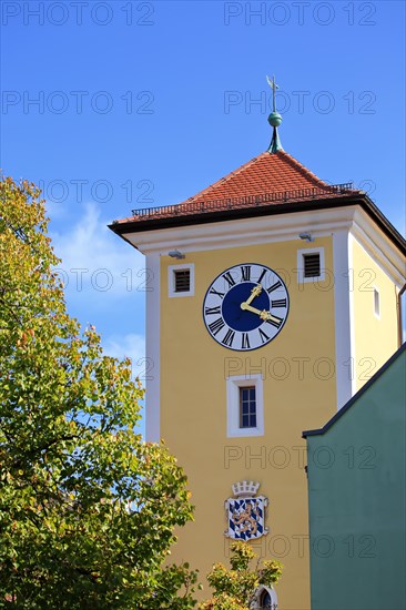 The historic central gate of the town of Kelheim between the Altmuehl and Main rivers. Kelheim