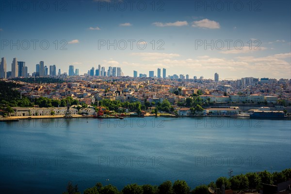 The cityscape from Golden Horn in the view