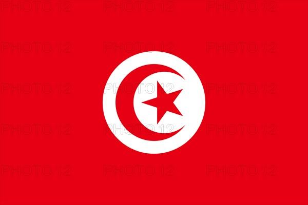 National flag of Tunisia