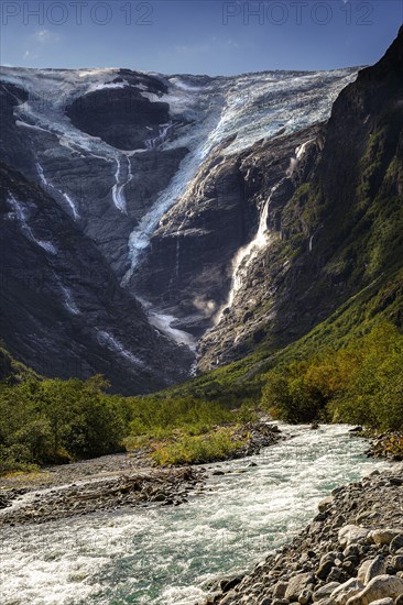 The Kjenndalsbreen Glacier in Stryn Municipality