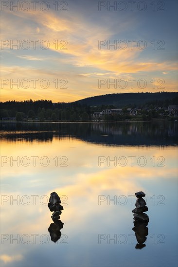 Lake Titisee at sunset