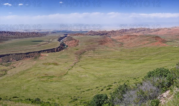 Landscape along the At-Bashy Range