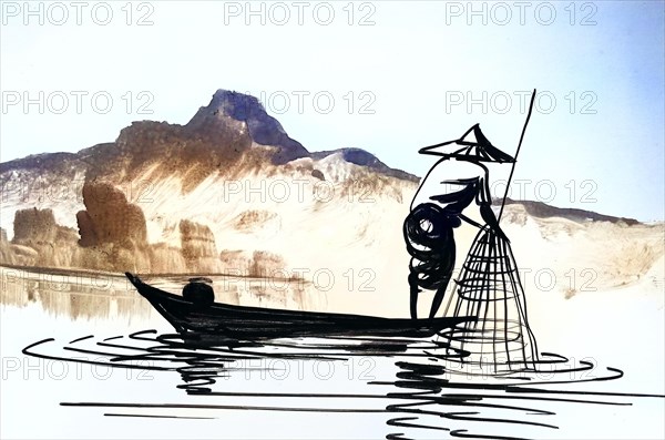 Fishermen on the Lake