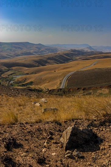 Dry savannah along the road between Mahajanga and Antananarivo