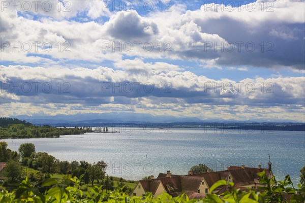 View of Maurach Castle and Lake Constance