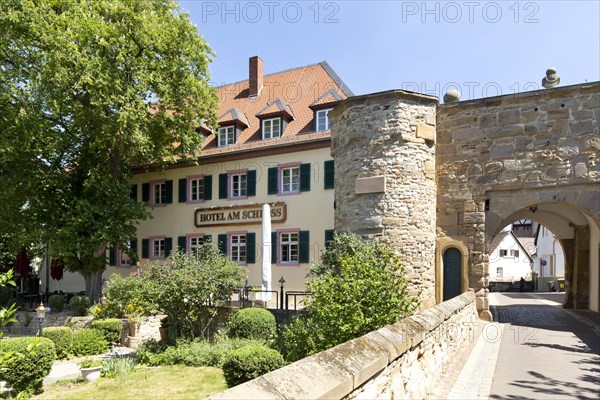 Archway of the medieval town fortifications on Schlossgasse