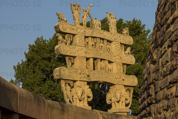 Elaborately carved North Torana