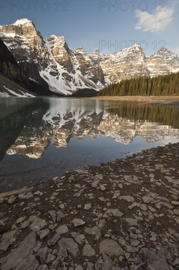 Moraine Lake at sunrise