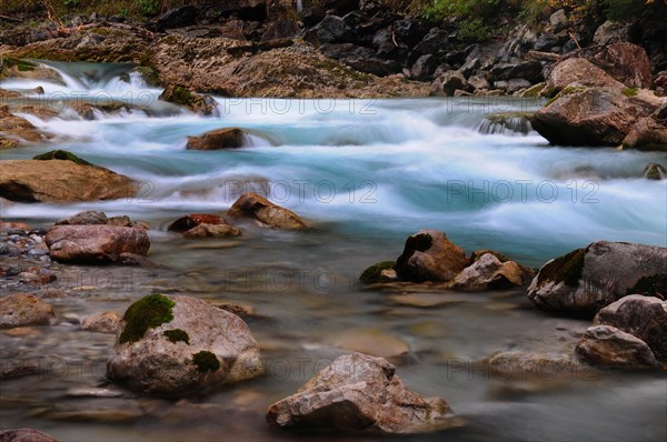 The Rissbach in Ahornboden