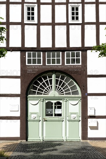 Residential building in half-timbered construction