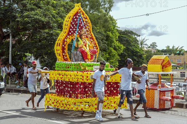 Mahashivratree Pilgrims on their way to Grand Bassin