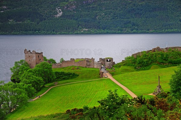 Urquart Castle on Loch Ness