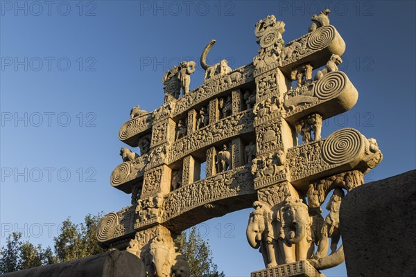 Elaborately carved North Torana