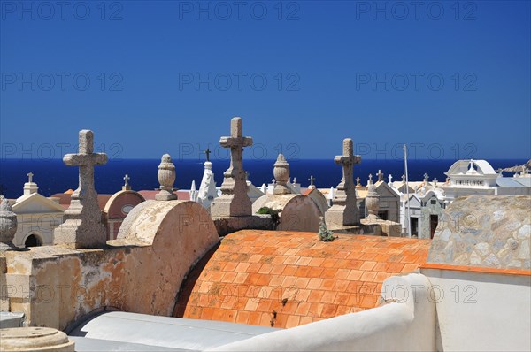 Graves in the cemetery of Bonifacio