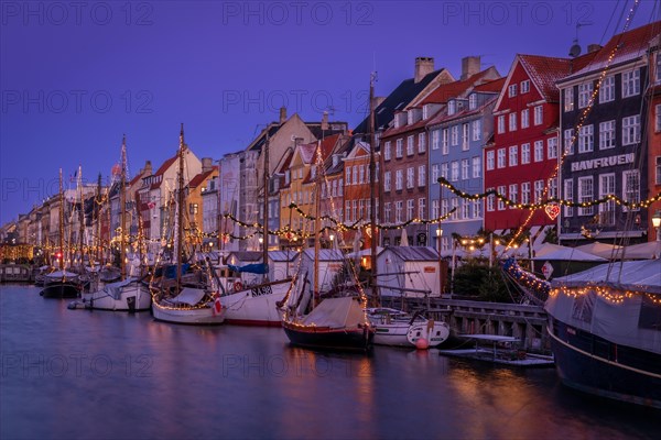Nyhavn Canal at sunrise