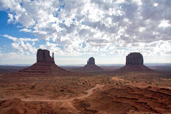 Monument Valley inside Navajos Tribal Park