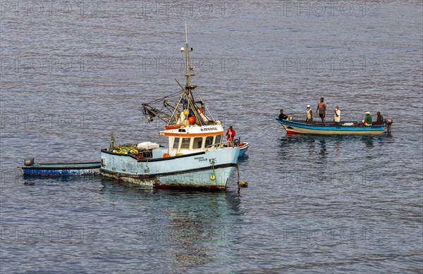 Harbour Scene Santo Antao Island Cape Verde