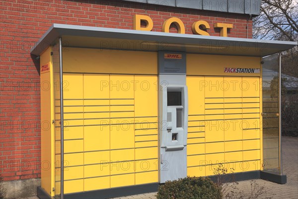 Parcel station of the German Post