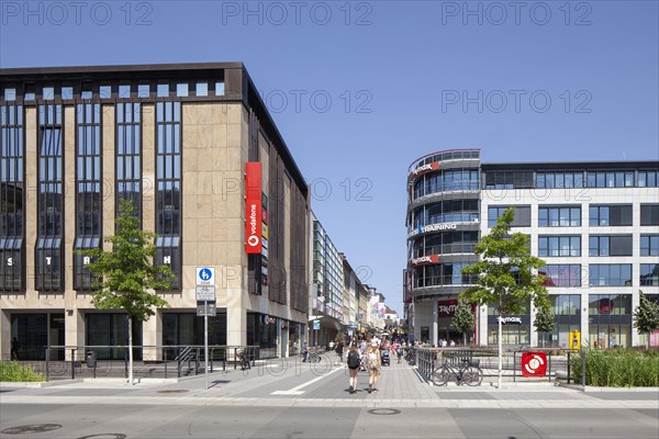 Berliner Platz with Holstenfleet and Holstenstrasse pedestrian zone