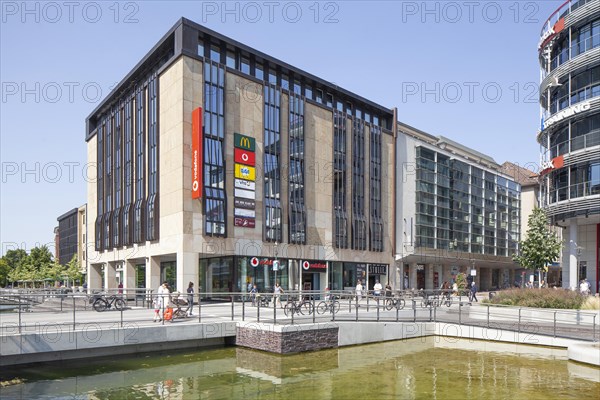 Berliner Platz with Holstenfleet and Holstenstrasse pedestrian zone