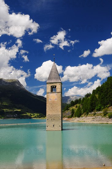 Former church of the municipality of Reschen am See