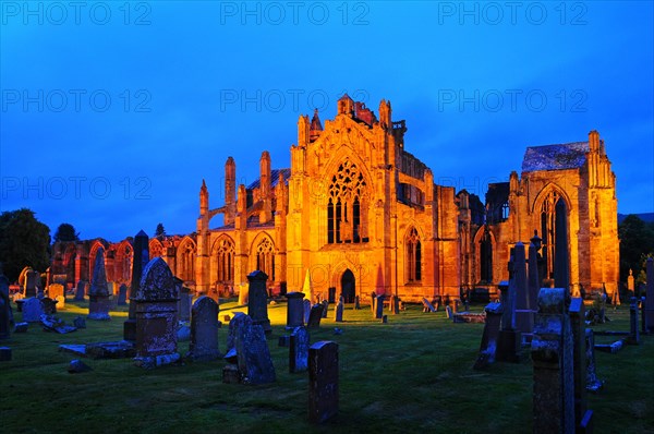 Melrose Abbey Ruin