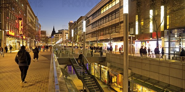 Bahnhofstrasse in the evening