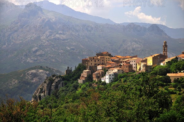 Montemaggiore in the municipality of Montegrosso in northern Corsica