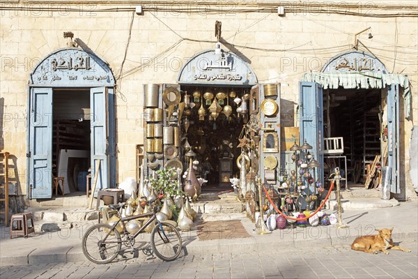 Traditional lamp shop