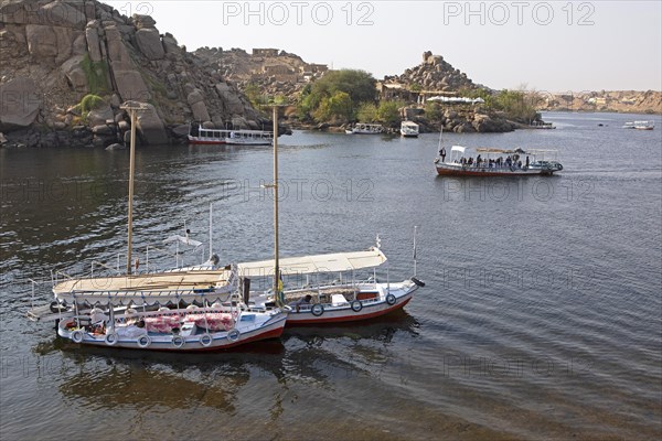 Boats on the Nile