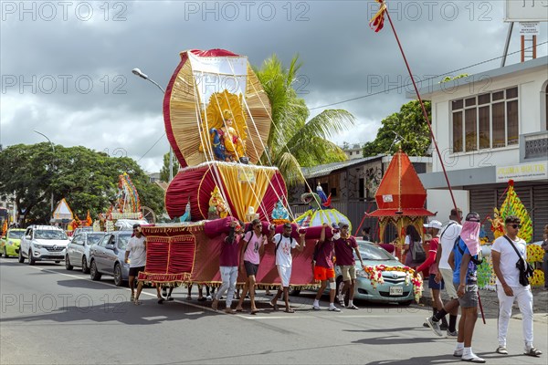 Mahashivratree Pilgrims on their way to Grand Bassin