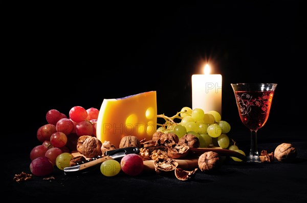 Still life with grapes