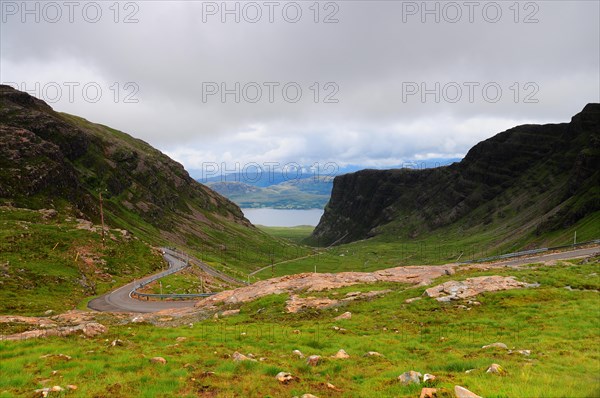 Applecross Pass looking east