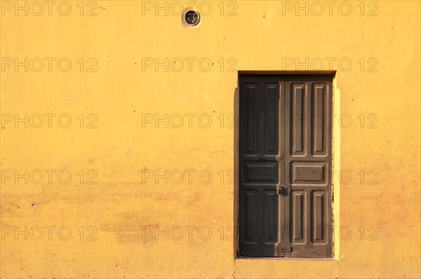 Colorful building and door