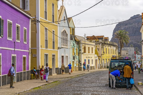 Cityscape Santo Antao Island Cape Verde