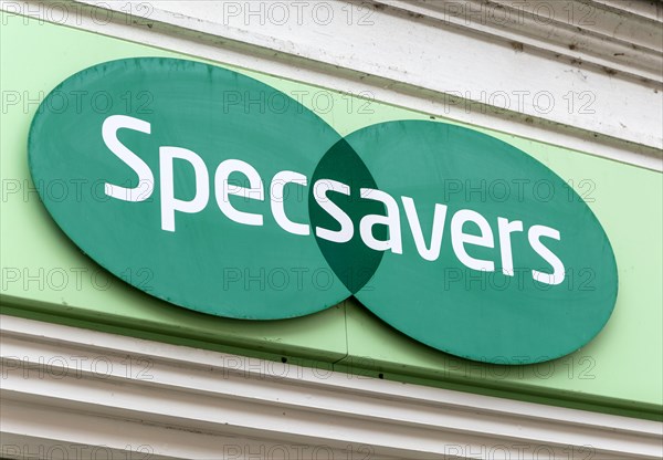 Shop store sign for Specsavers
