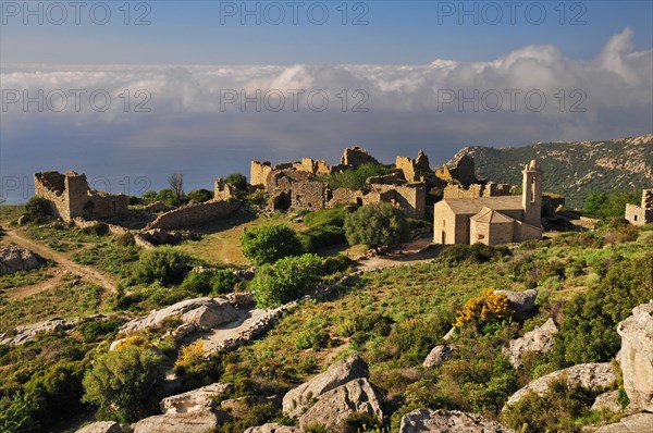 The abandoned mountain village of Occi