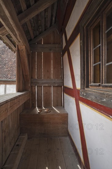 Outhouse on a balcony of a farmhouse 19th-20th century