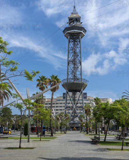 Aerial cableway mast Torre Jaume